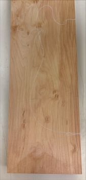Body Alder, European, 2-pcs., grainmatched, Unique Piece #054